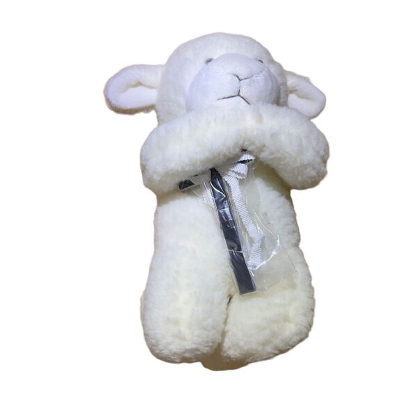 Mud Pie 10” Musical Prayer White Lamb/ Cross Plush Sings “Jesus Loves Me” Easter - Picture 2 of 9